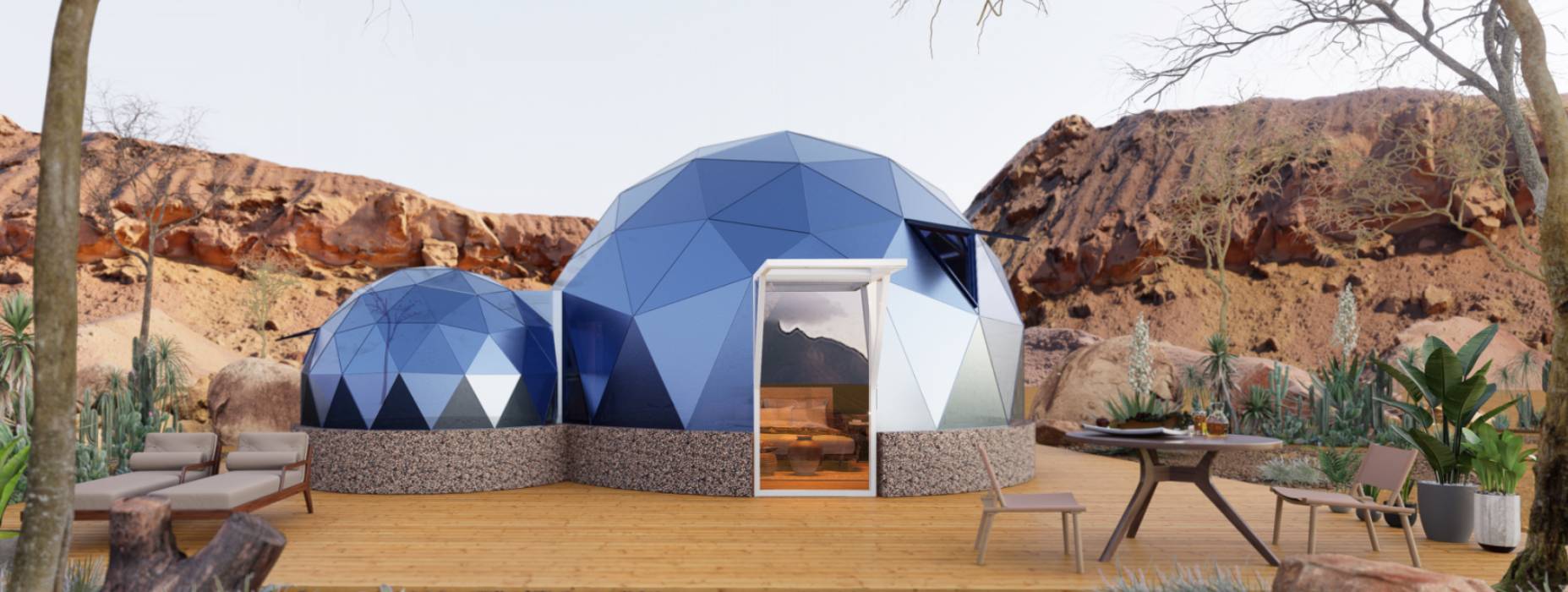 曾都区球形智能光伏玻璃星空房